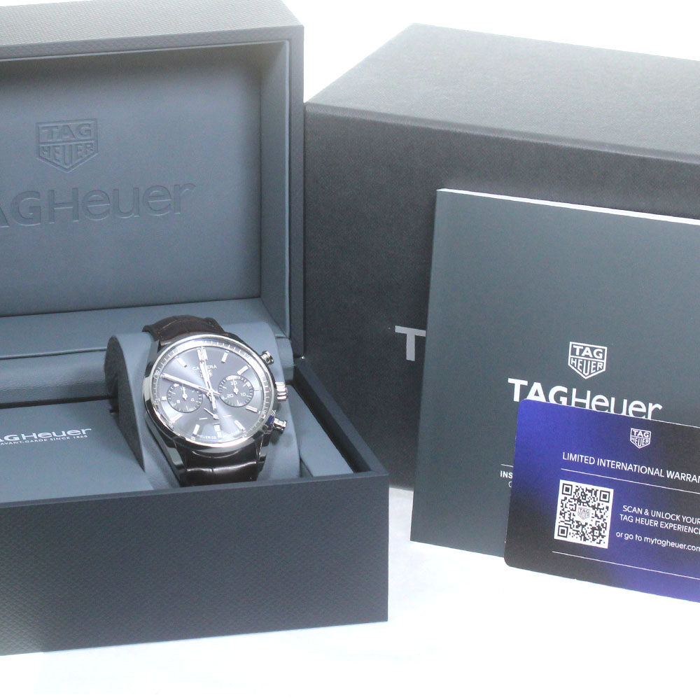 TAG HEUER Carrera CBN2012-0 Caliber Heuer 02 Chronograph gray Dial Automatic Men's Watch_869656
