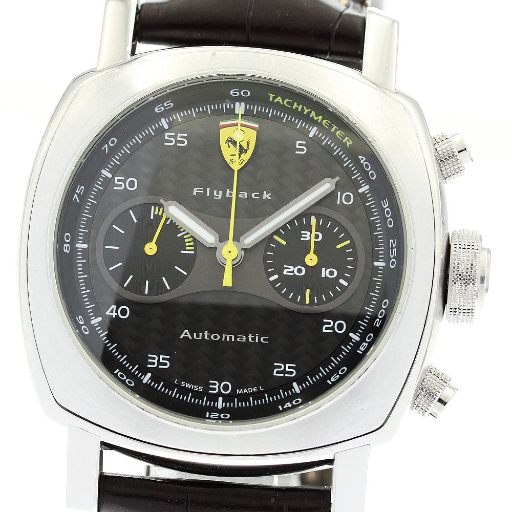 OFFICINE PANERAI Ferrari scuderia FER00014 Flyback chronograph black Dial Automatic Men's Watch_869658