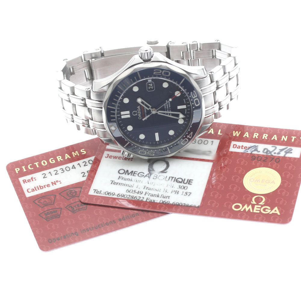 OMEGA Seamaster300 212.30.41.20.03.001 Co-Axial Date Navy Dial Automatic_869662