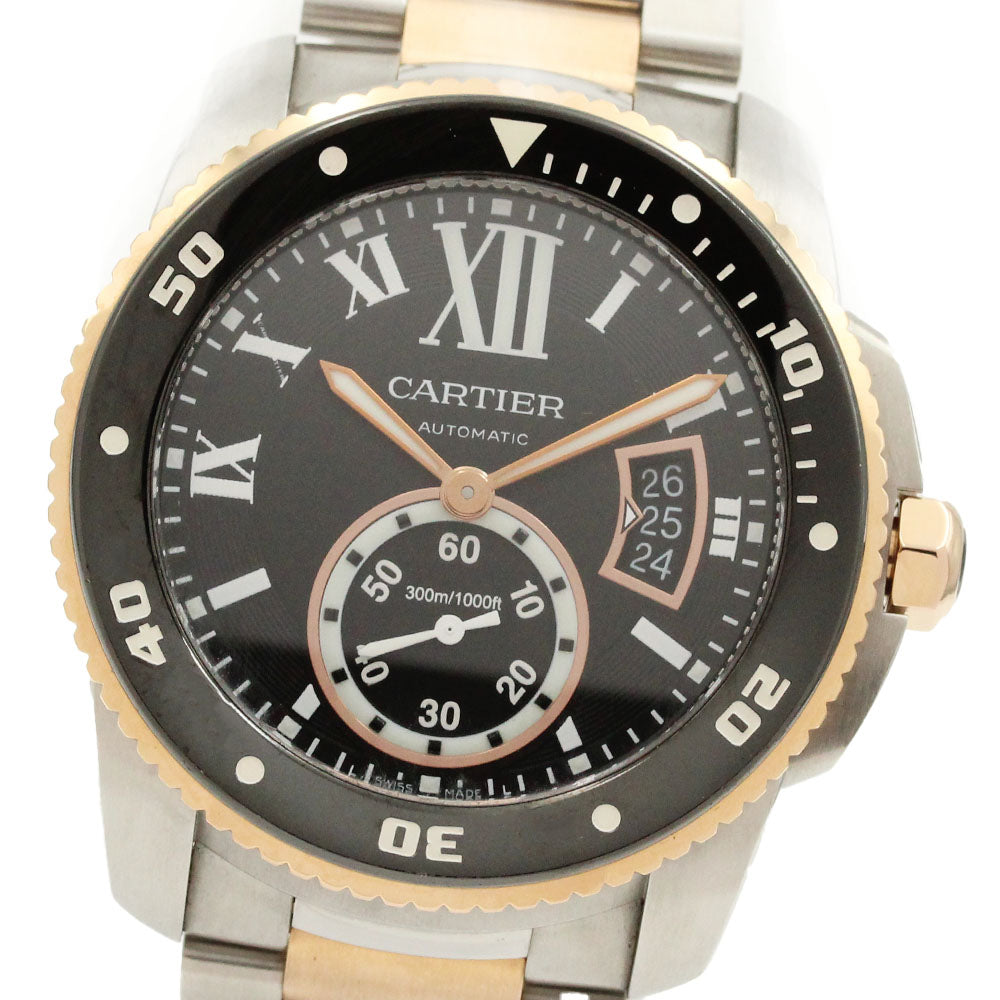 CARTIER Calibur-de-Cartier diver W7100054 K18PG 2 tone Automatic Men's_869684