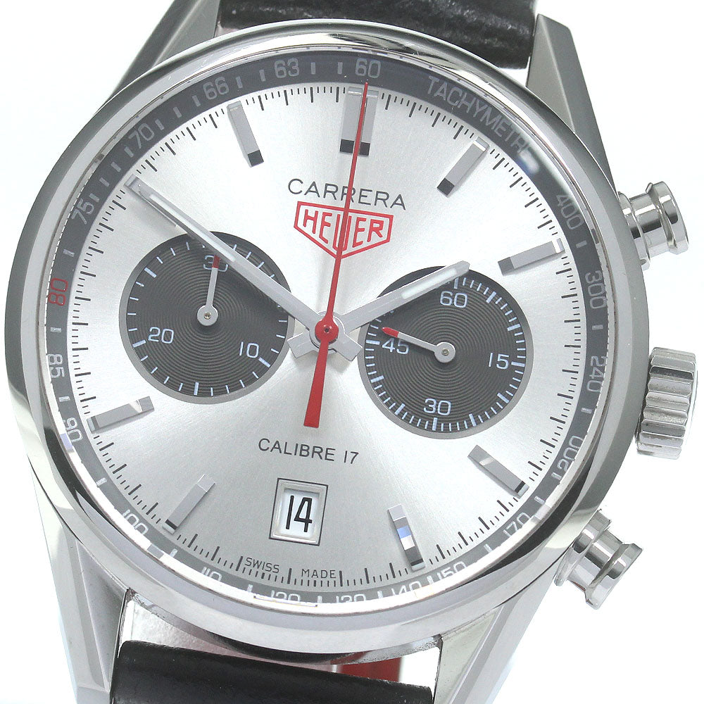 TAG HEUER Carrera Jack Heuer CV2119 Caliber 17 chronograph Silver / Gray Dial Automatic Men's Watch_869707