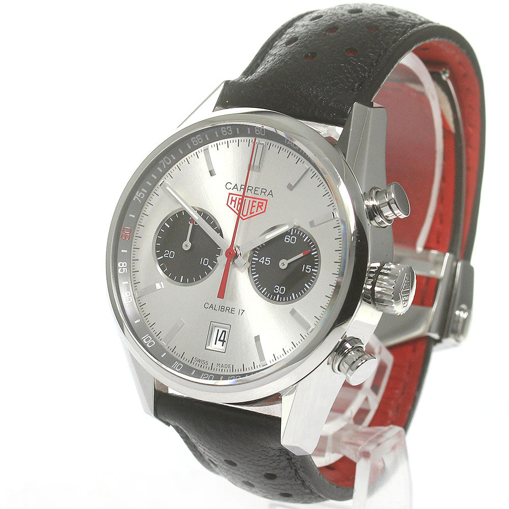 TAG HEUER Carrera Jack Heuer CV2119 Caliber 17 chronograph Silver / Gray Dial Automatic Men's Watch_869707