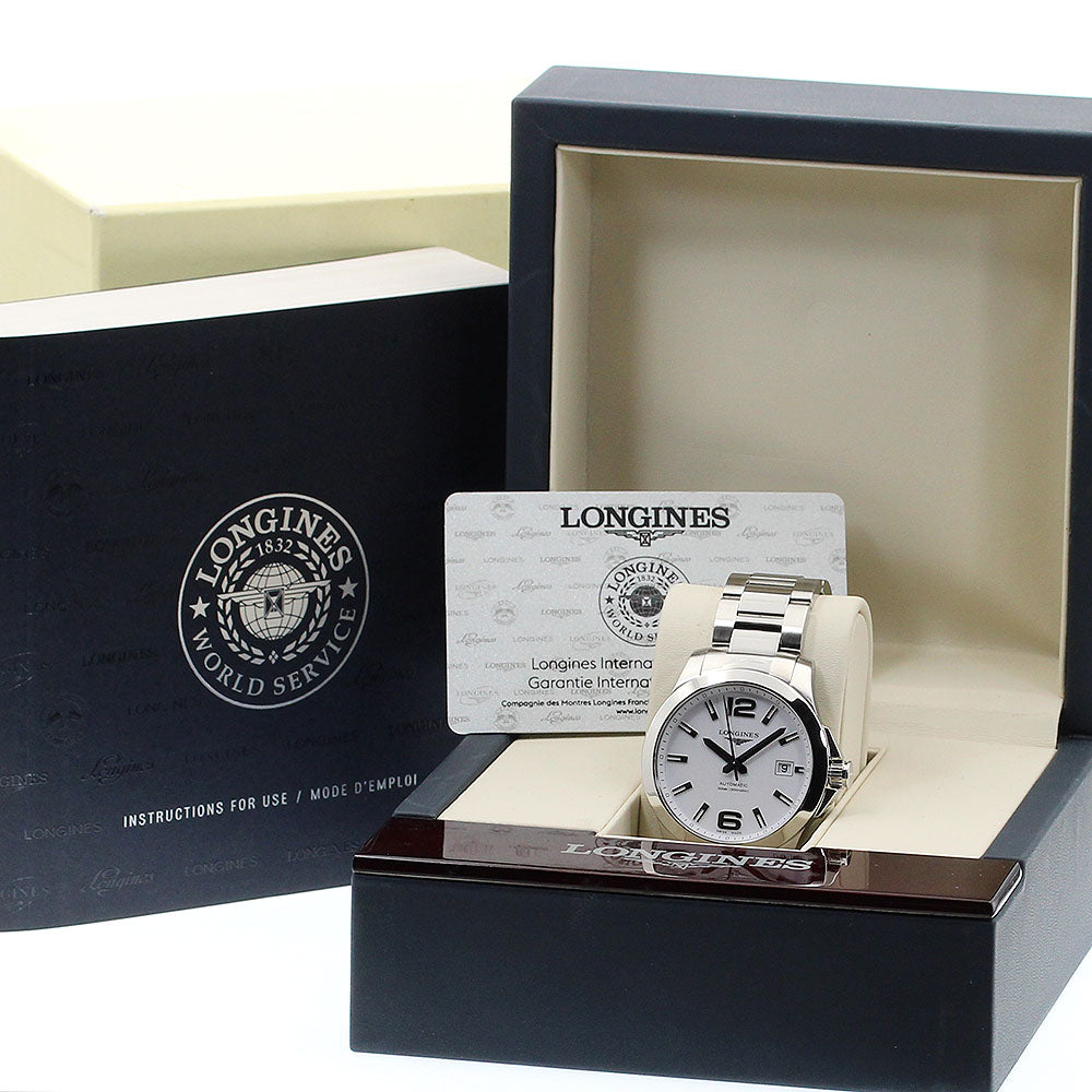 LONGINES Conquest L3.676.4 Date white Dial Automatic Men's Watch_869735