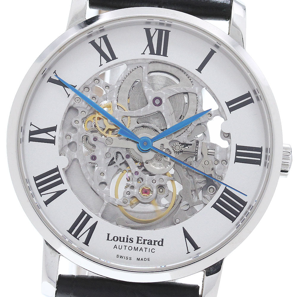 Louis Erard Excellence LE61233AA22BDC02 See-through back Silver Dial Automatic Men's Watch_869746