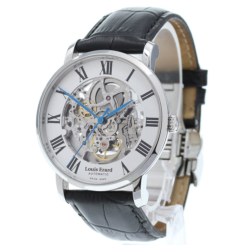 Louis Erard Excellence LE61233AA22BDC02 See-through back Silver Dial Automatic Men's Watch_869746
