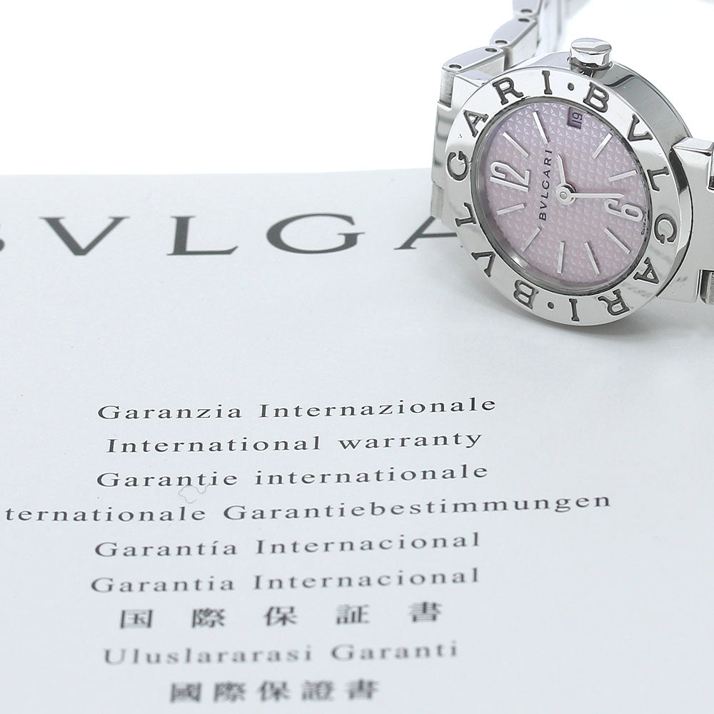 BVLGARI BVLGARIBVLGARI BB23SS Date pink Dial Quartz Ladies Watch_869750