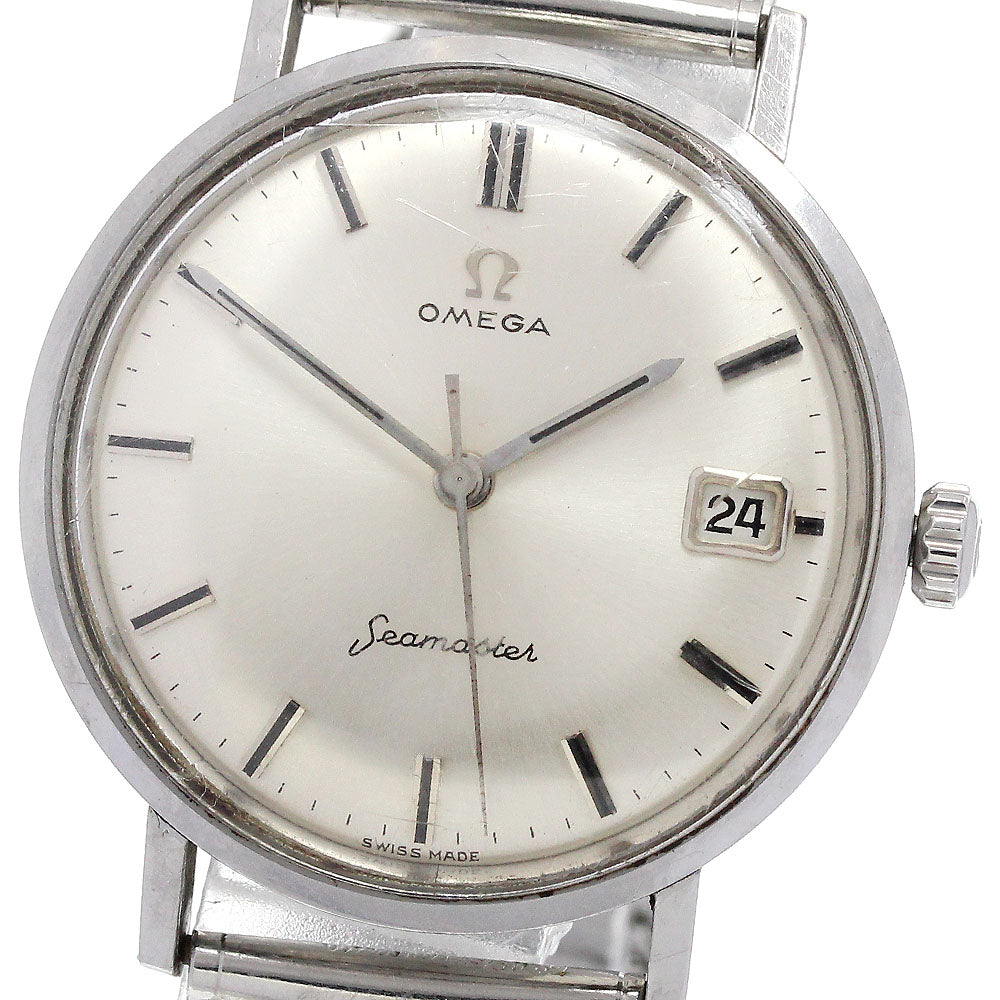 OMEGA Seamaster Date Silver Dial Hand Winding Men's Watch_869759