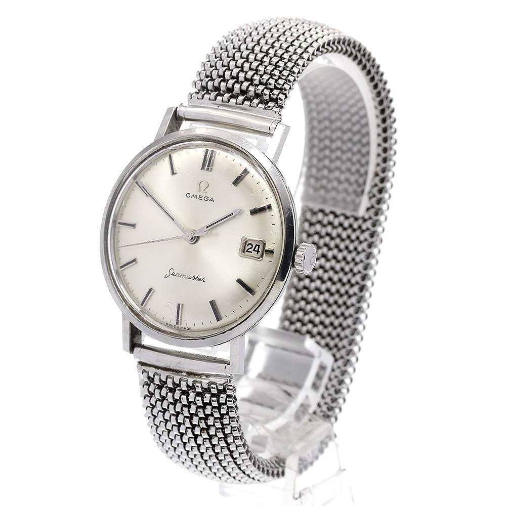 OMEGA Seamaster Date Silver Dial Hand Winding Men's Watch_869759