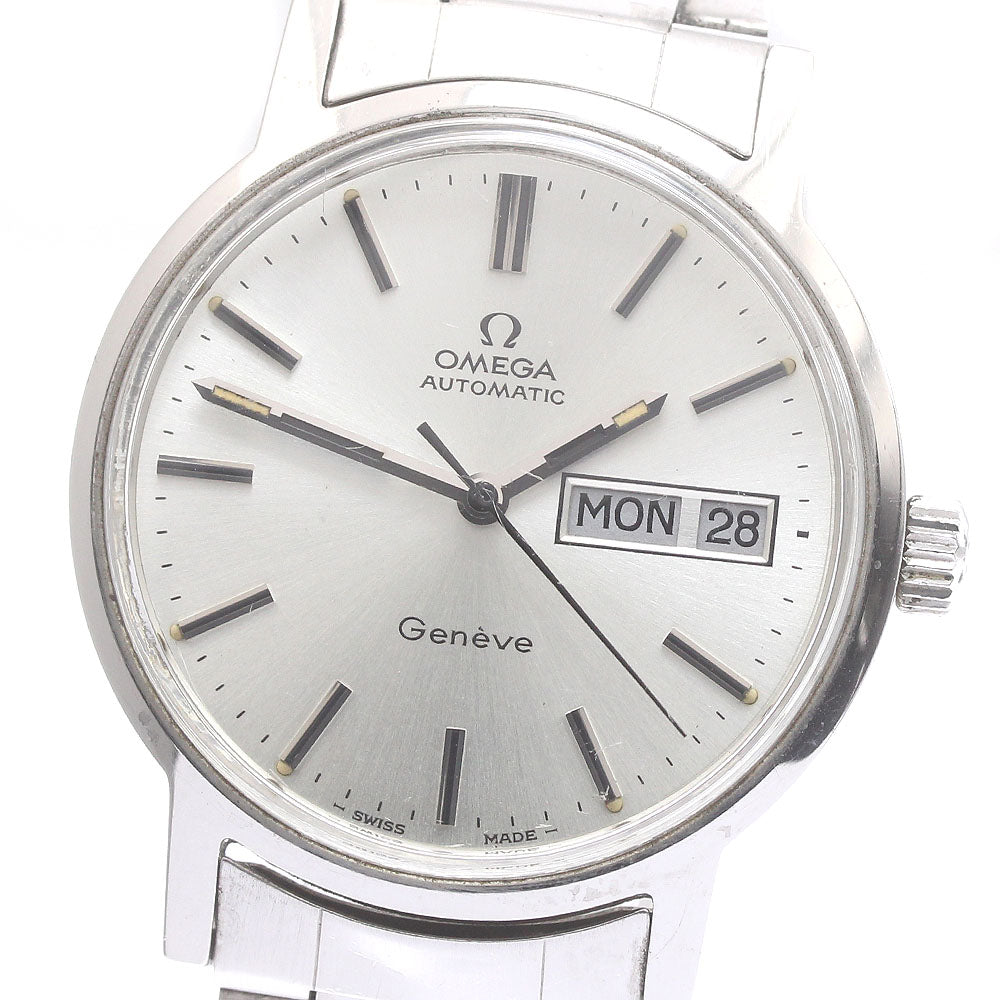 OMEGA Geneve 166.0117 Day Date cal.1022 Silver Dial Automatic Men's Watch_869760