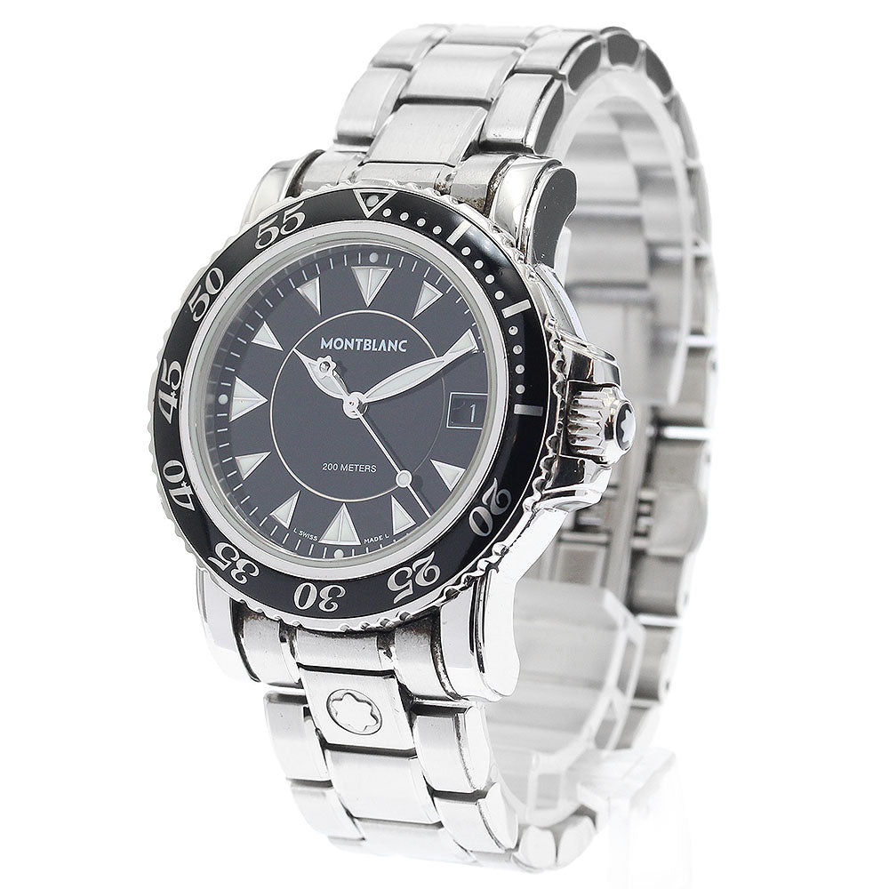 MONTBLANC Meistersteck 7037 Date black Dial Quartz Men's Watch_869767