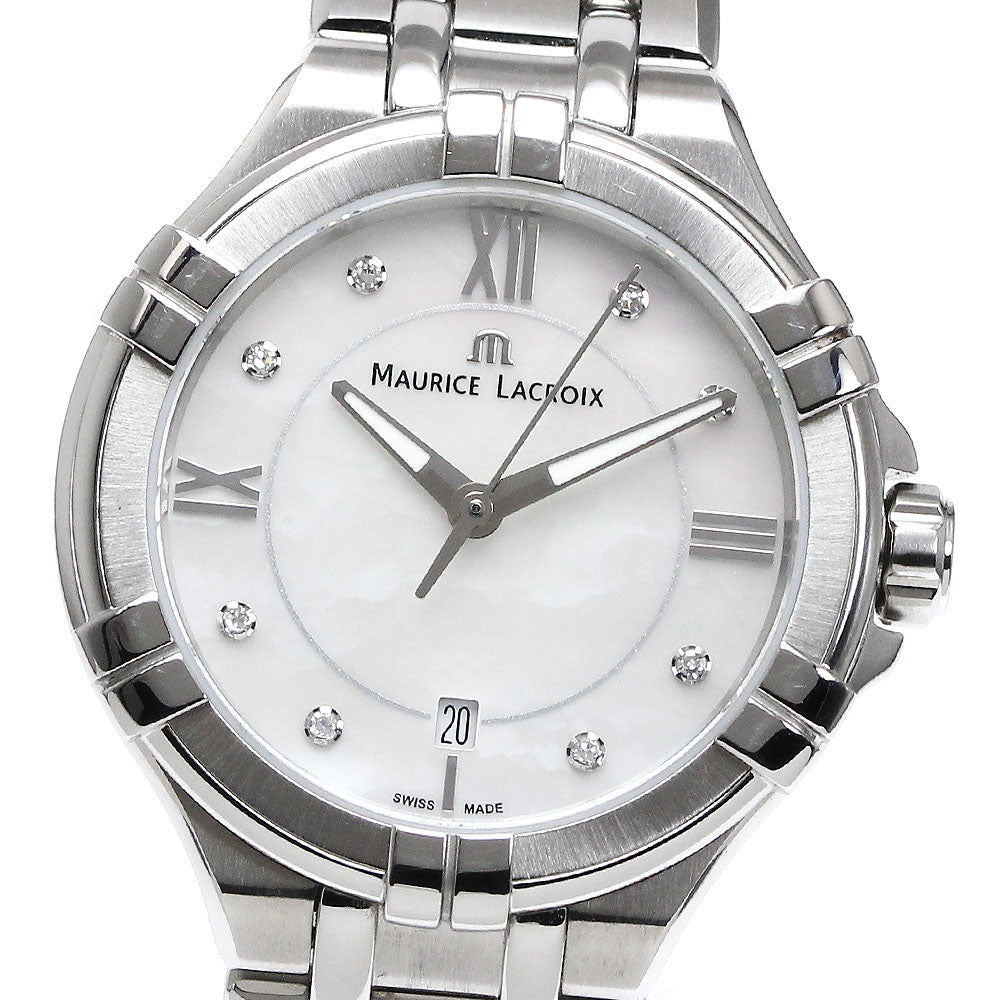 MAURICE LACROIX icon AI1004 Date shell Dial Quartz Ladies Watch_869770