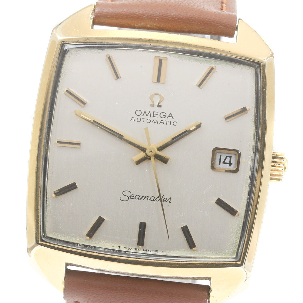 OMEGA Seamaster Square Date Silver Dial Automatic Men's Watch_869779
