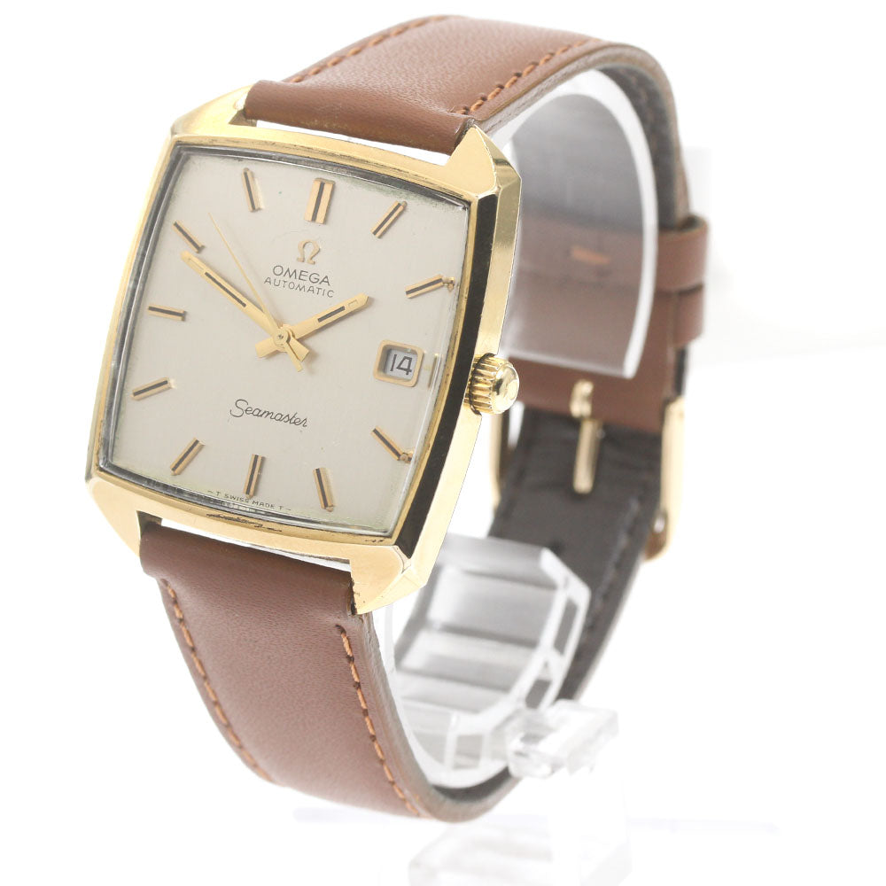 OMEGA Seamaster Square Date Silver Dial Automatic Men's Watch_869779