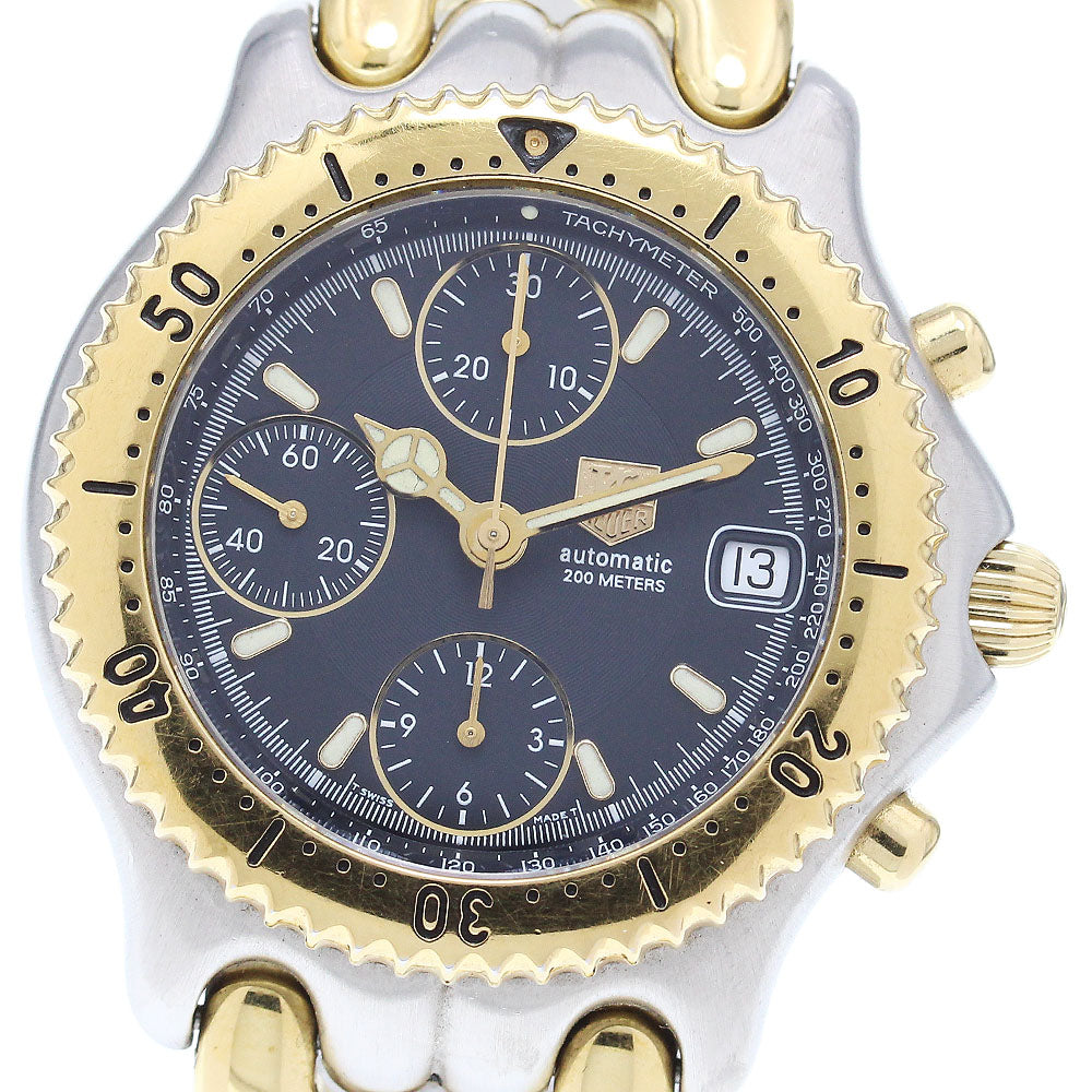 TAG HEUER S/el CG2121-R0 Chronograph Black Dial Automatic Men's Watch_869826