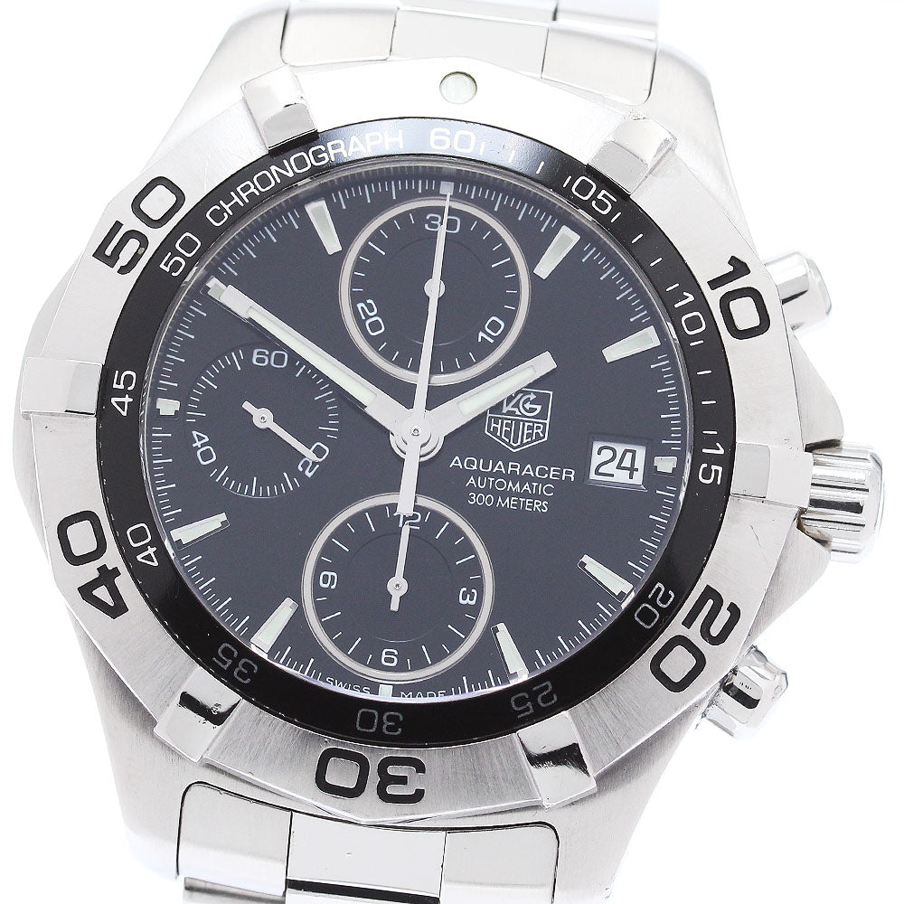TAG HEUER Aqua racer CAF2110 Chronograph black Dial Automatic Men's Watch_869848