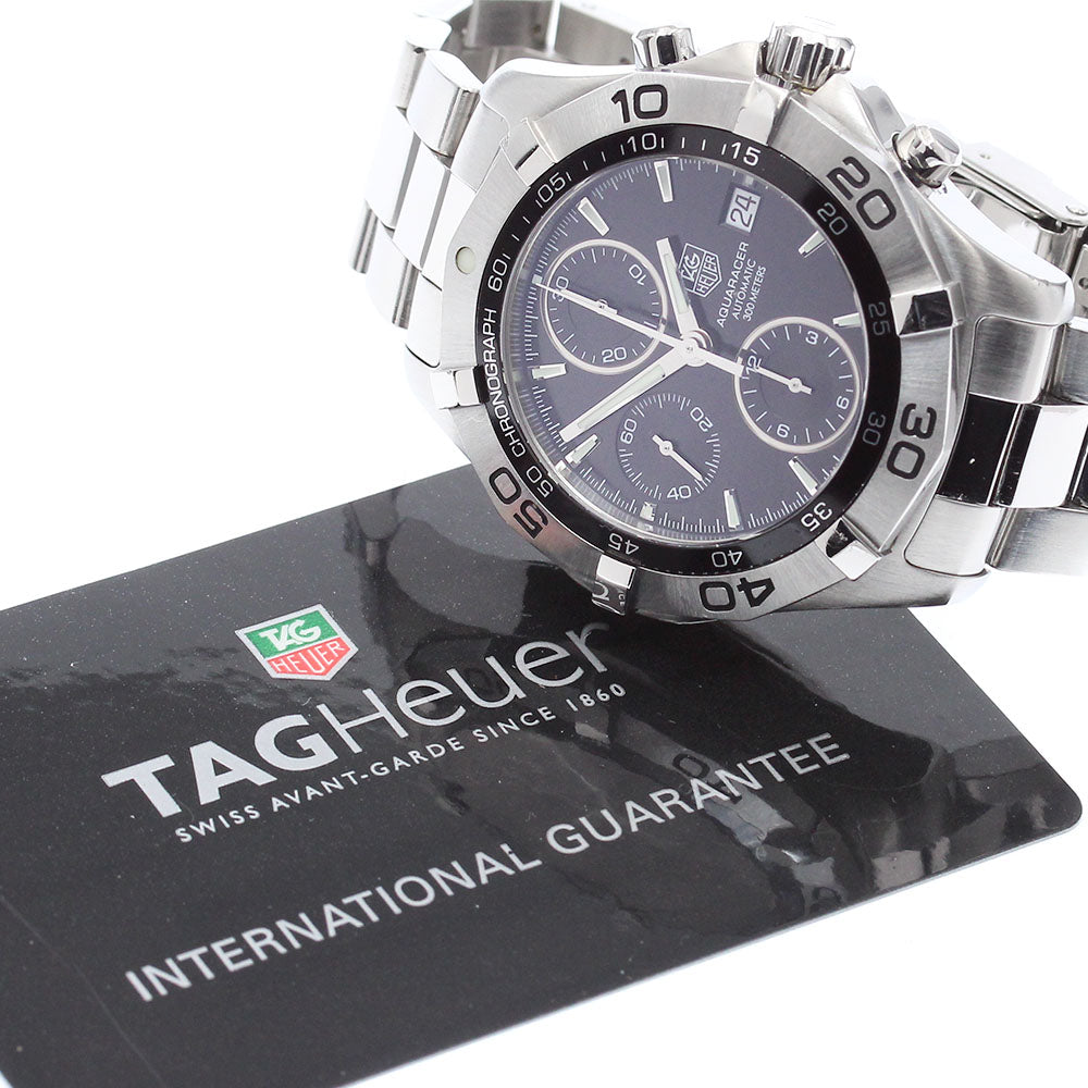 TAG HEUER Aqua racer CAF2110 Chronograph black Dial Automatic Men's Watch_869848