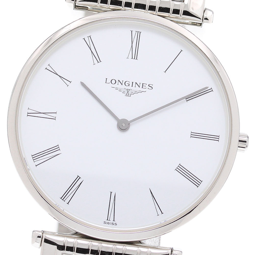 LONGINES Grand classic L4.755.4 White Dial Quartz Men's Watch_869854