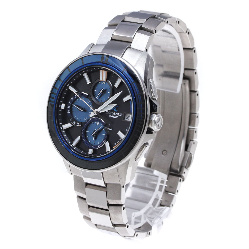 CASIO Oceanus OCW-S4000D-1AJF Chronograph Solar Powered Radio Men's_869863
