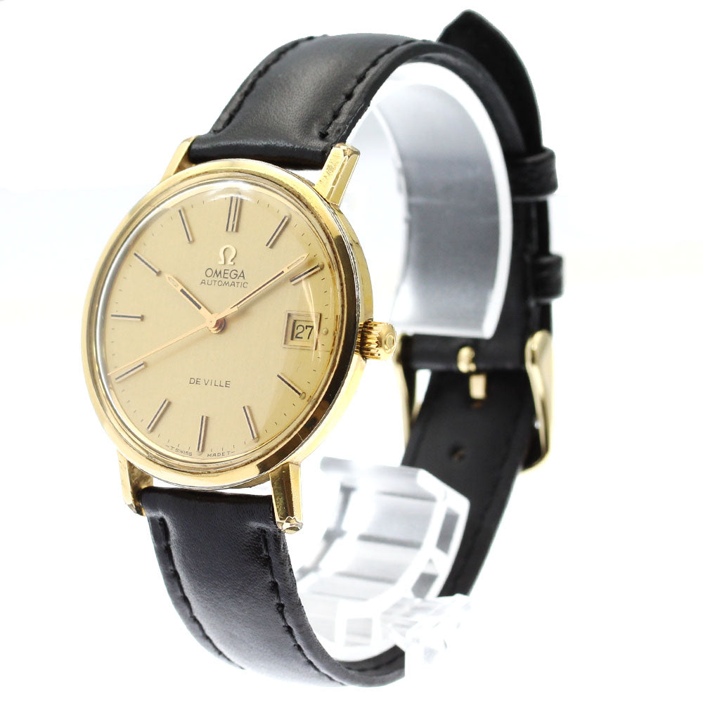 OMEGA De Ville 166.0161 Date Cal.1012 Gold Dial Automatic Men's Watch_869874