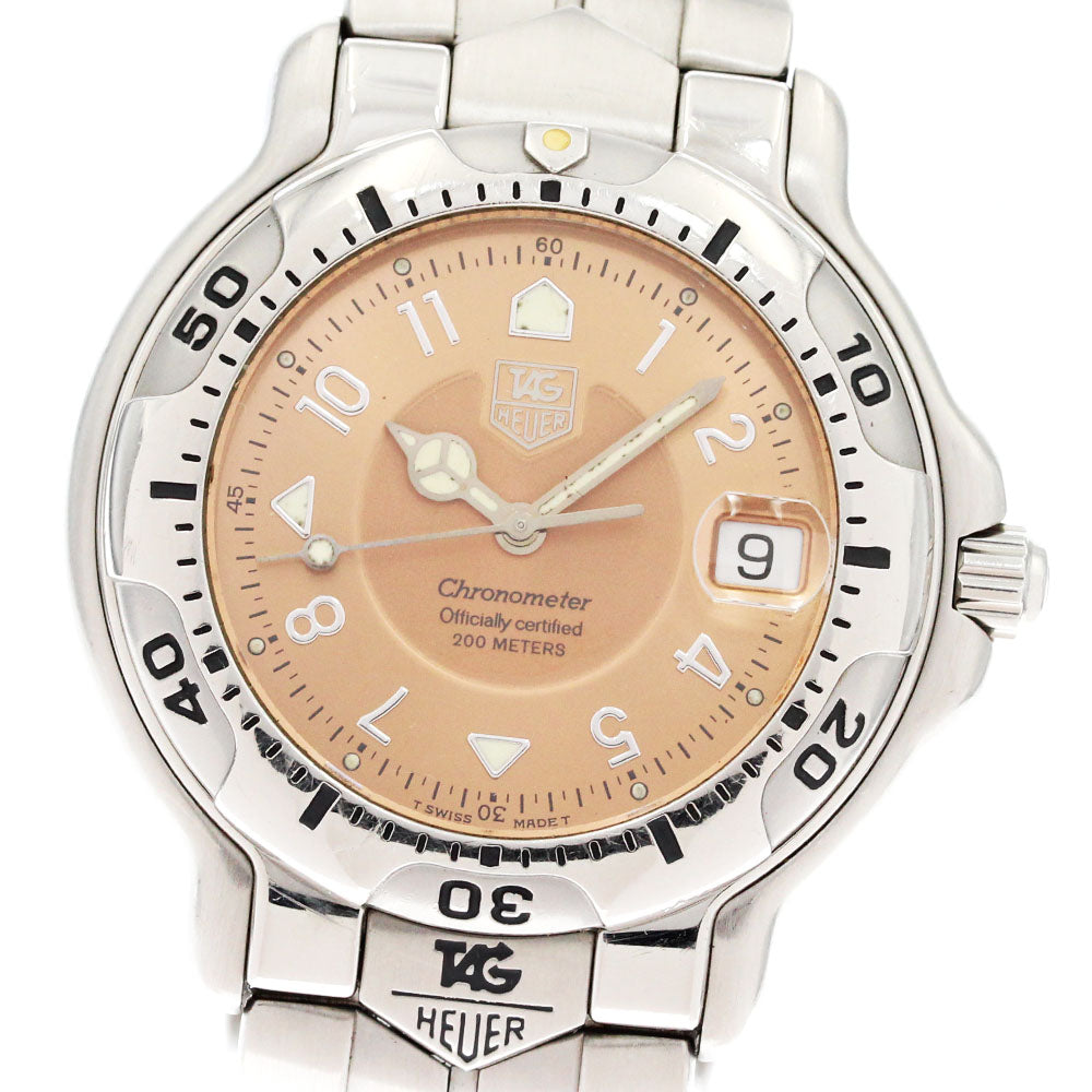 TAG HEUER 6000 series WH5115-K1 Date Orange Dial Automatic Men's Watch_869883