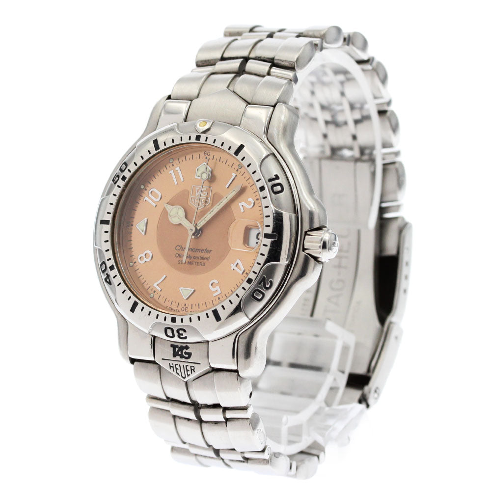 TAG HEUER 6000 series WH5115-K1 Date Orange Dial Automatic Men's Watch_869883