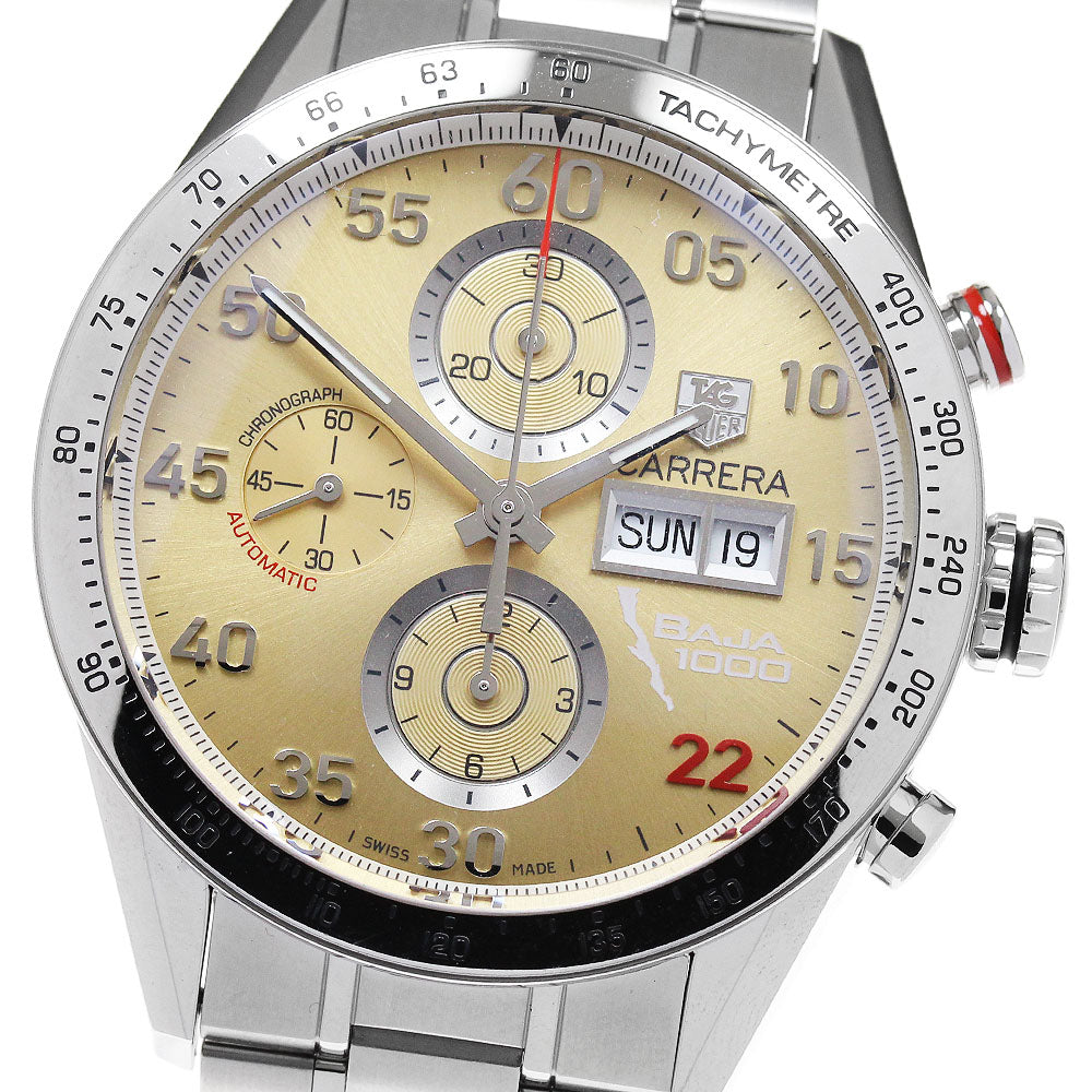 TAG HEUER Carrera Baja California 1000 CV2A1H gold Dial Automatic Men's_869894