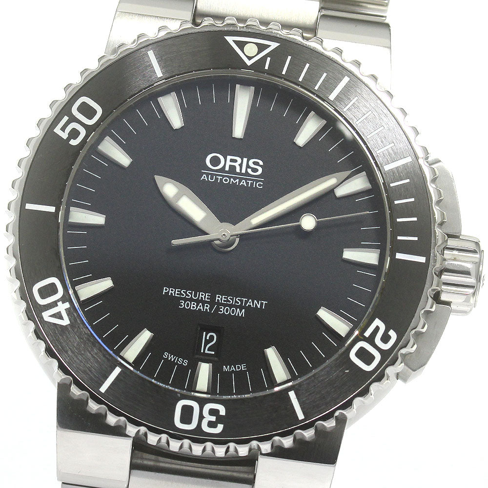 ORIS Aquis 7653 Date black Dial Automatic Men's Watch_869909