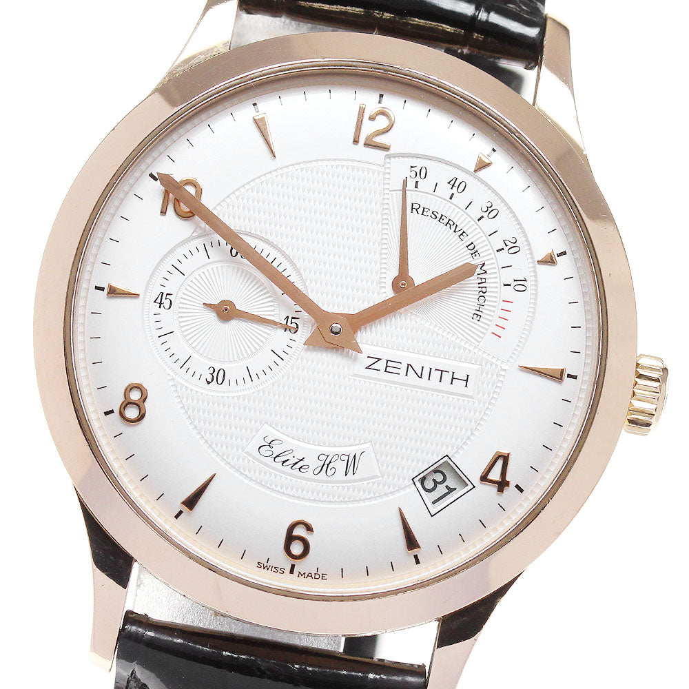 ZENITH Class elite 17.1125.655 K18PG power reserve Silver Dial Hand Winding Men's Watch_869912