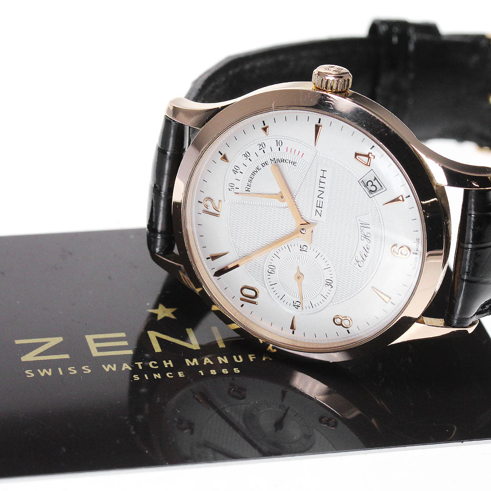 ZENITH Class elite 17.1125.655 K18PG power reserve Silver Dial Hand Winding Men's Watch_869912