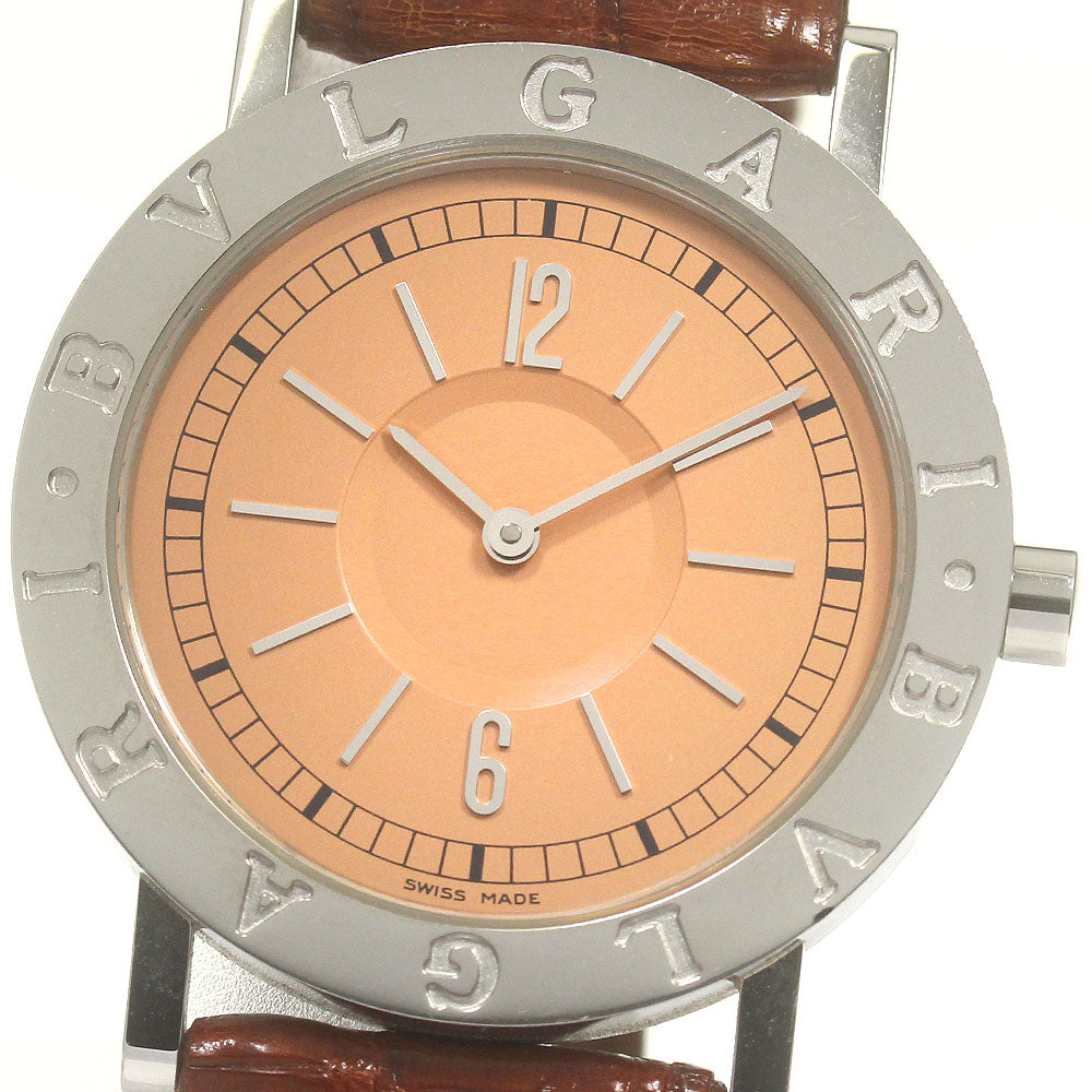 BVLGARI BVLGARIBVLGARI BB33SL Orange Dial Quartz Men's Watch_869950