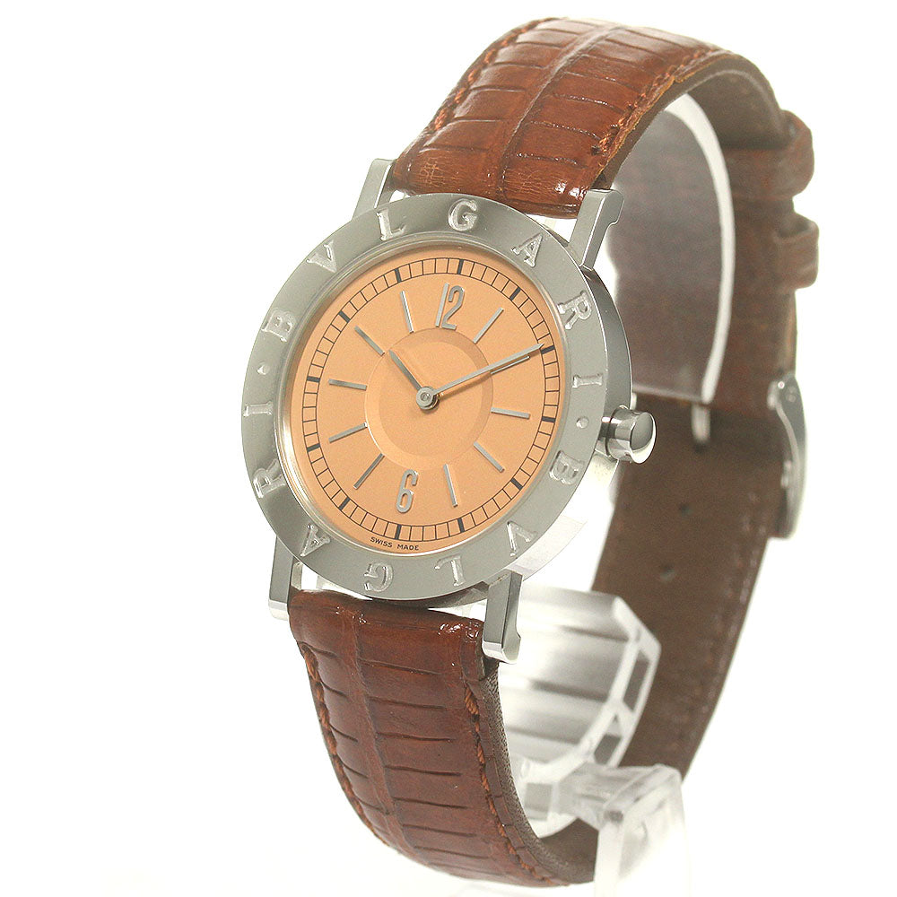 BVLGARI BVLGARIBVLGARI BB33SL Orange Dial Quartz Men's Watch_869950
