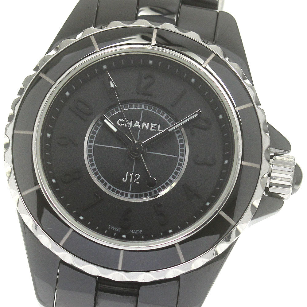 CHANEL J12 Intense Black H4196 black Dial Quartz Ladies Watch_869961