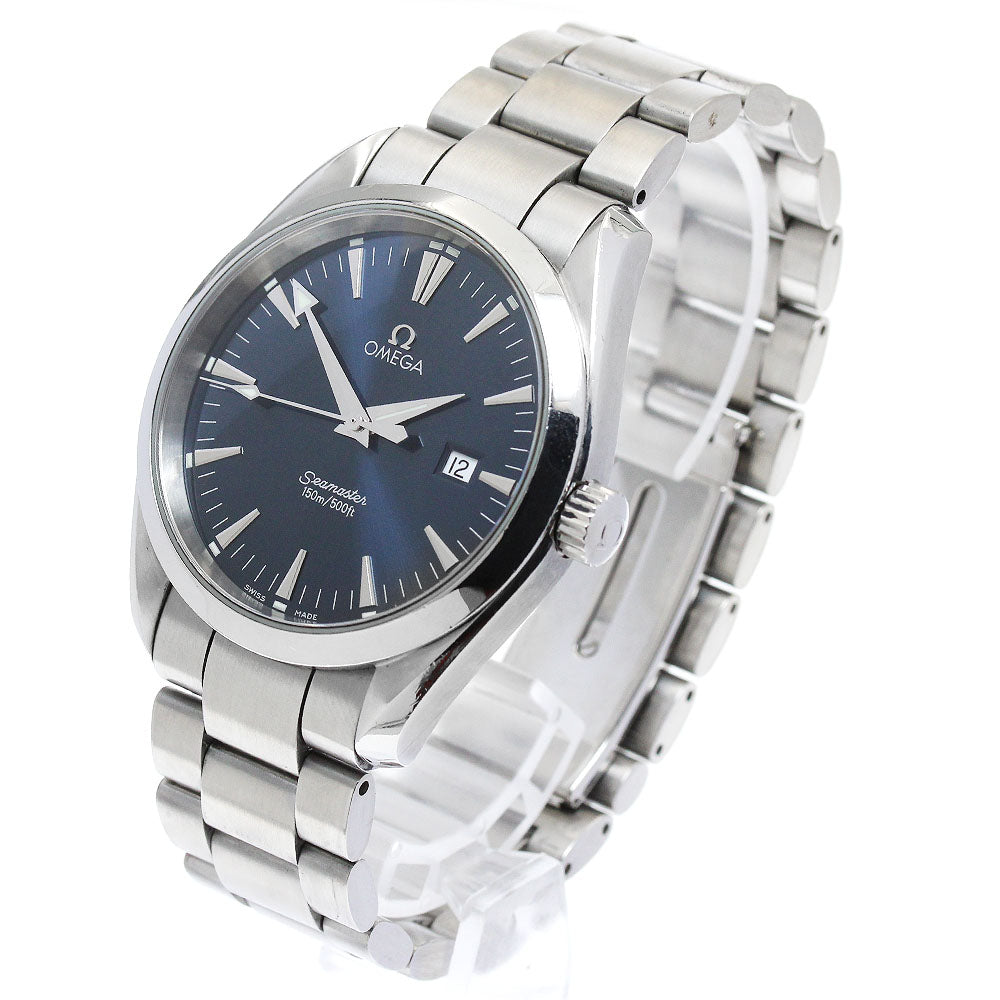 OMEGA Seamaster Aqua Terra 2517.80 Date Navy Dial Quartz Men's Watch_869974