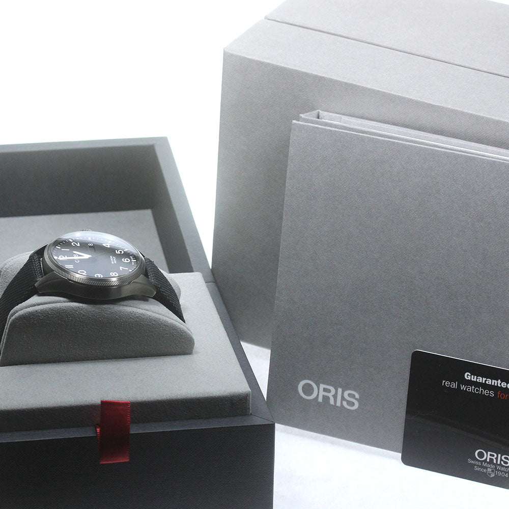 ORIS Big crown pro pilot 01 752 7698 4264-07 5 22 15GFC Big day date black Dial Automatic Men's Watch_869976