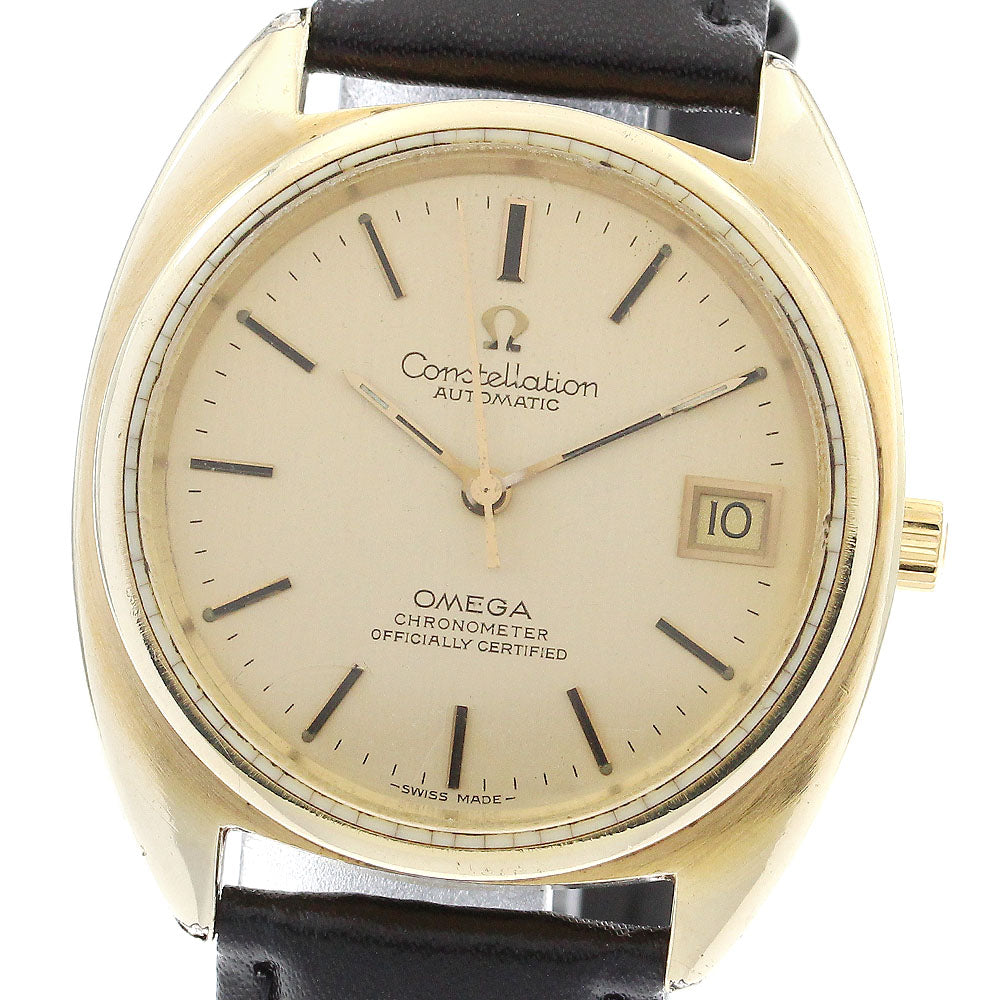 OMEGA Constellation 168.0056 cal.1012 date gold Dial Automatic Men's_869980