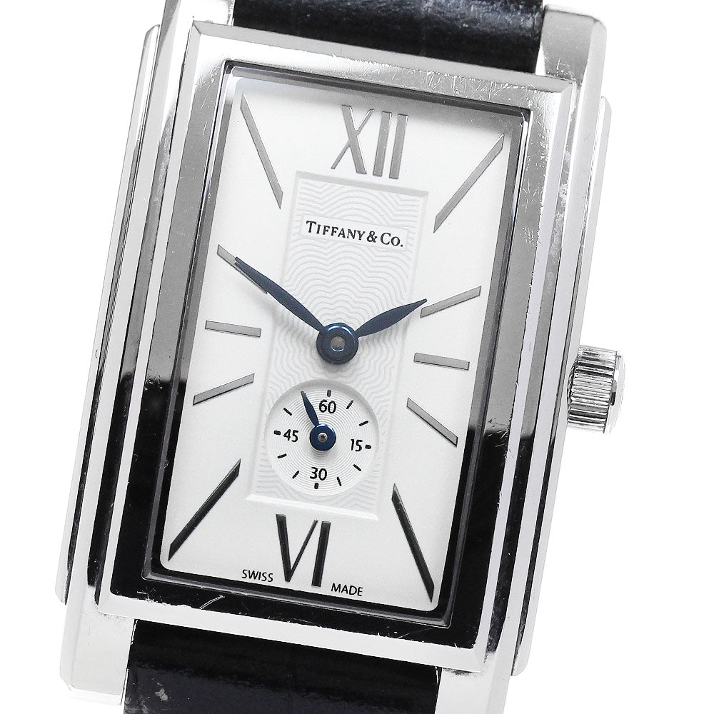TIFFANY&Co. ground Z0030.13.10A21A40A Small seconds Silver Dial Quartz Men's Watch_869981