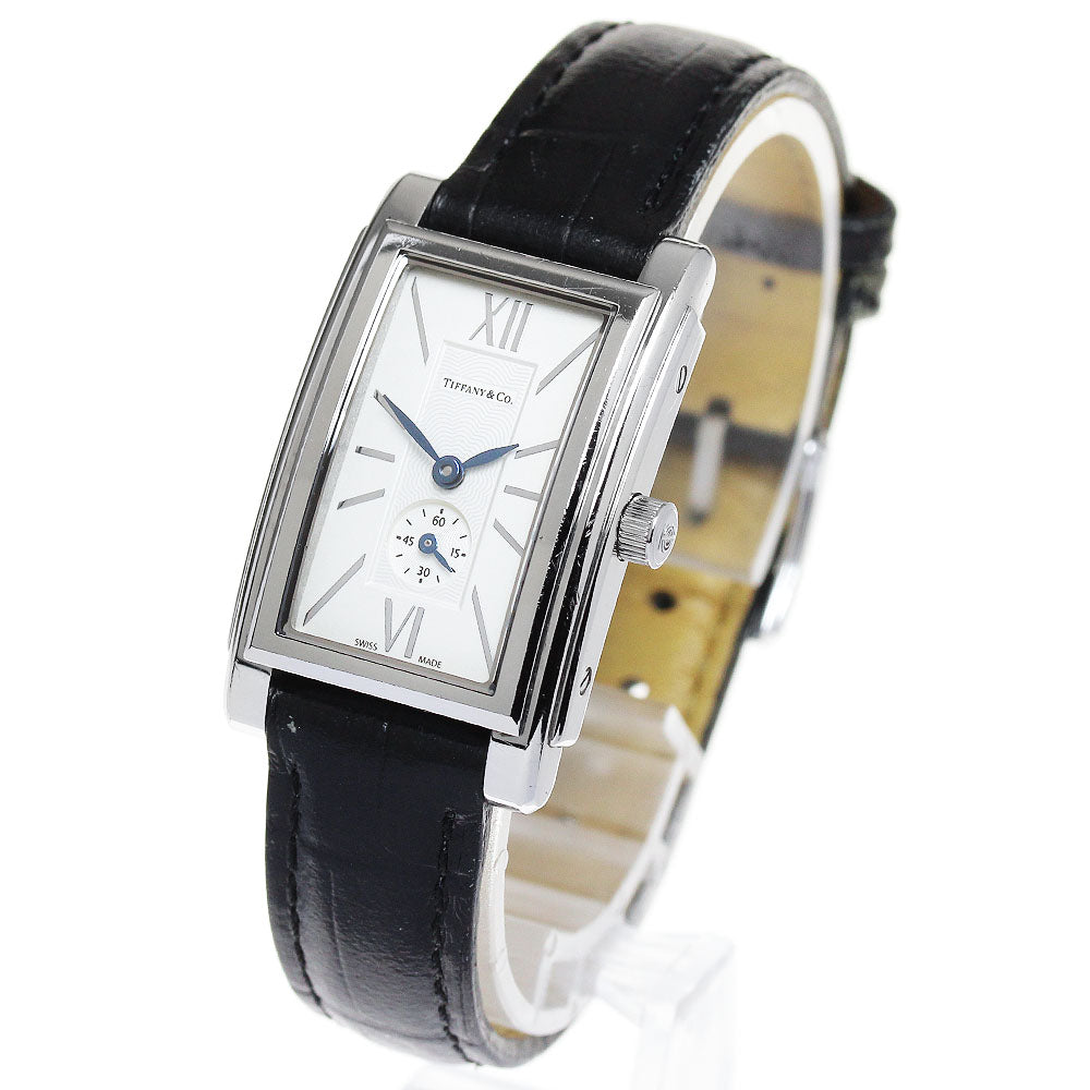 TIFFANY&Co. ground Z0030.13.10A21A40A Small seconds Silver Dial Quartz Men's Watch_869981