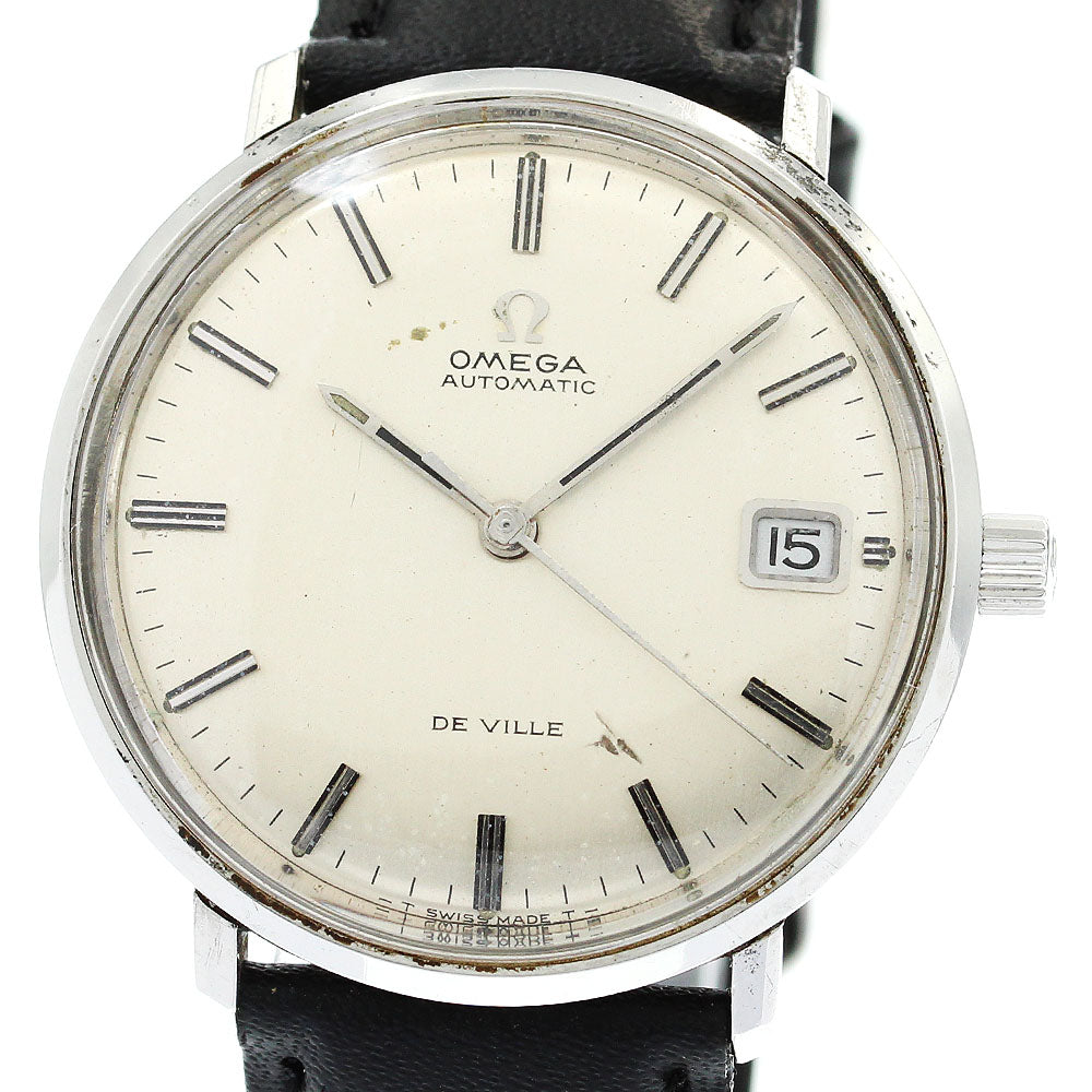 OMEGA De Ville Vintage Date Round Silver Dial Automatic Men's Watch_869985