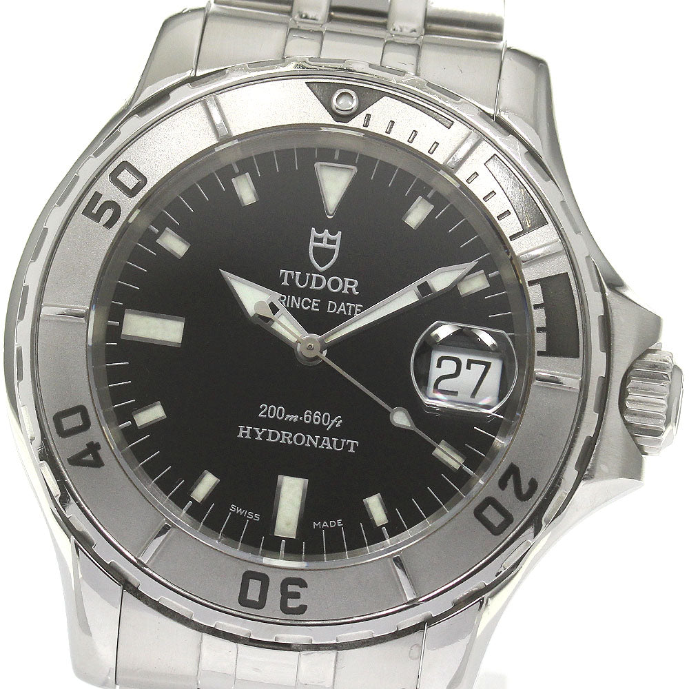 TUDOR Prince Date Hydronaut 89190P Black Dial Automatic Men's Watch_869989