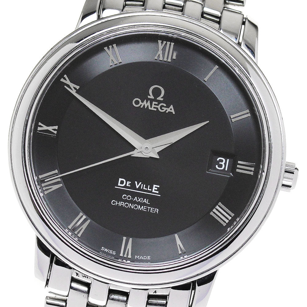 OMEGA De Ville Prestige Coaxial 4574.50 Black Dial Automatic Men's Watch_870010