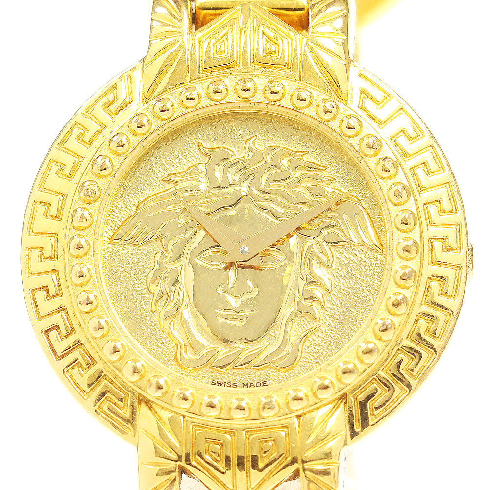 VERSACE Medusa 7008002 Coin watch Gold Dial Quartz Ladies Watch_870021