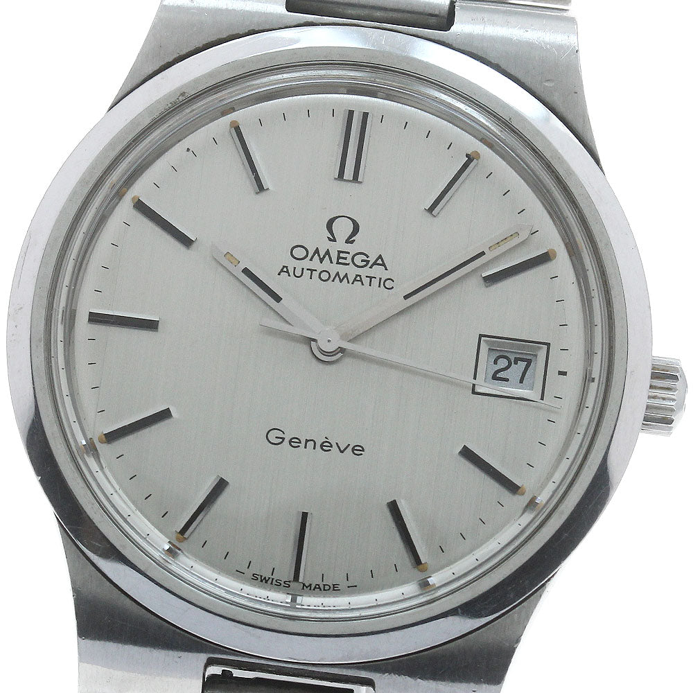 OMEGA Geneve 166.0173/366.0832 Date Silver Dial Automatic Men's Watch_870022