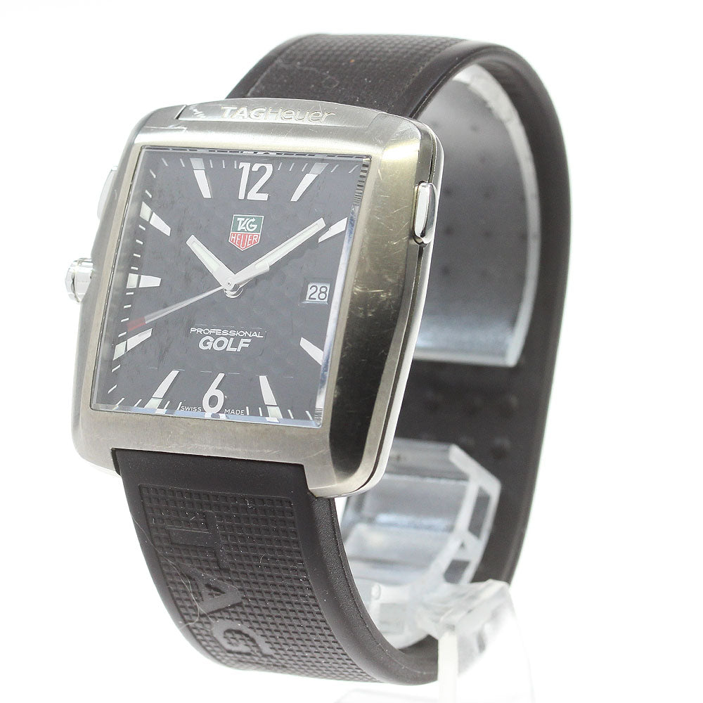 TAG HEUER Professional golf WAE1111-0 black Dial Quartz Men's Watch_870025
