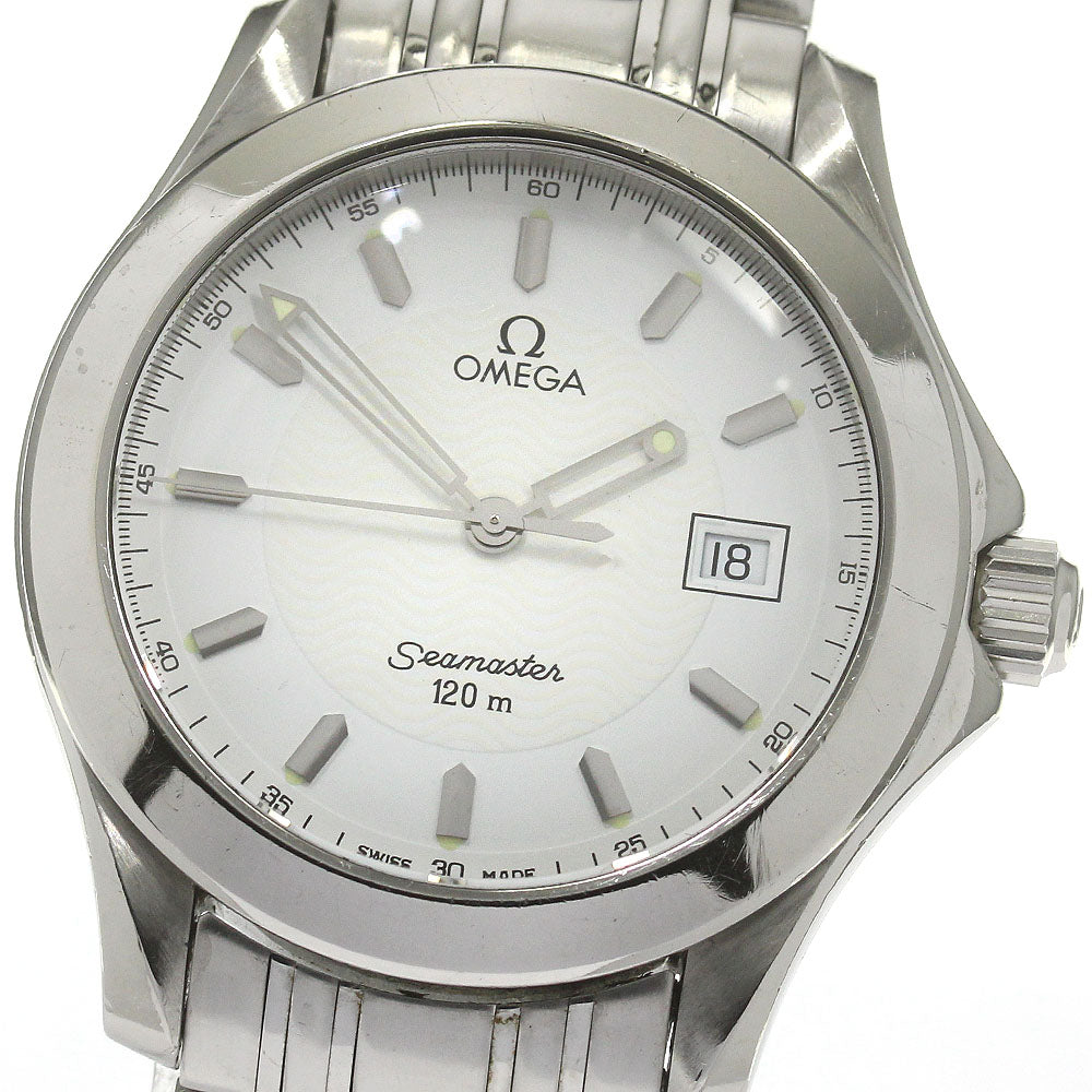 OMEGA Seamaster120 2511.21 Date white Dial Quartz Men's Watch_870026