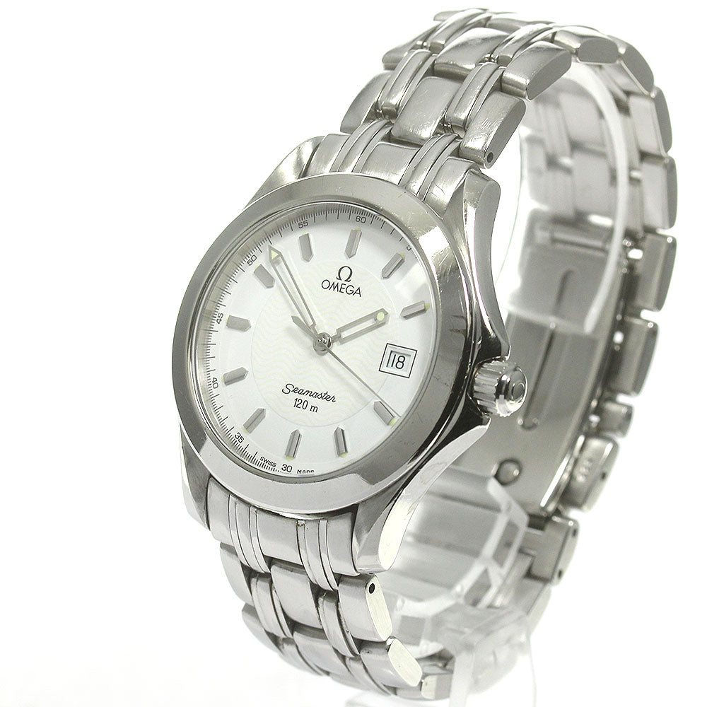 OMEGA Seamaster120 2511.21 Date white Dial Quartz Men's Watch_870026