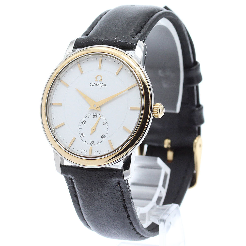 OMEGA De Ville Prestige 4720.21.01 YG bezel white Dial Hand Winding Men's_870033
