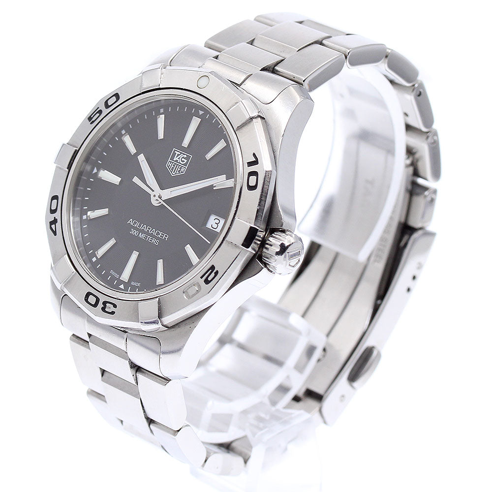 TAG HEUER Aqua racer WAP1110 Date black Dial Quartz Men's Watch_870040