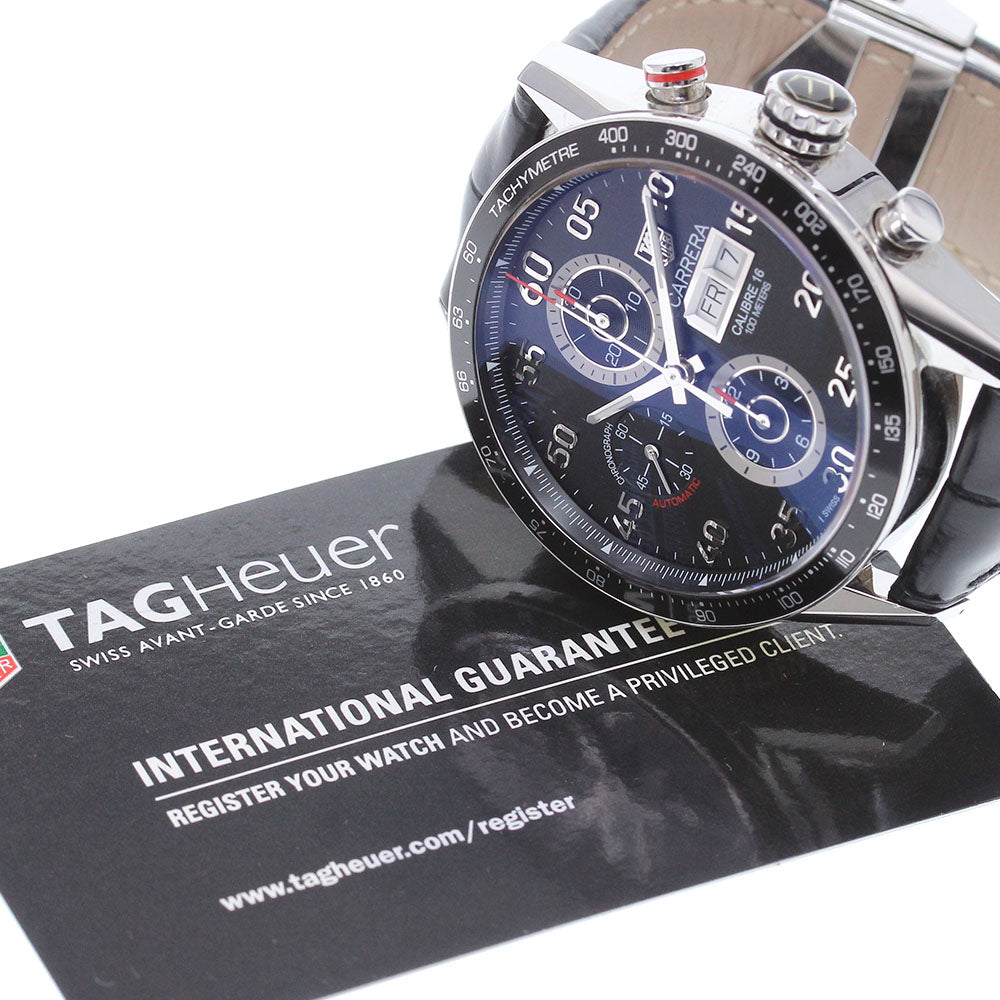 TAG HEUER Carrera Caliber 16 CV2A10.BA0796 Chronograph day date black Dial Automatic Men's Watch_870100