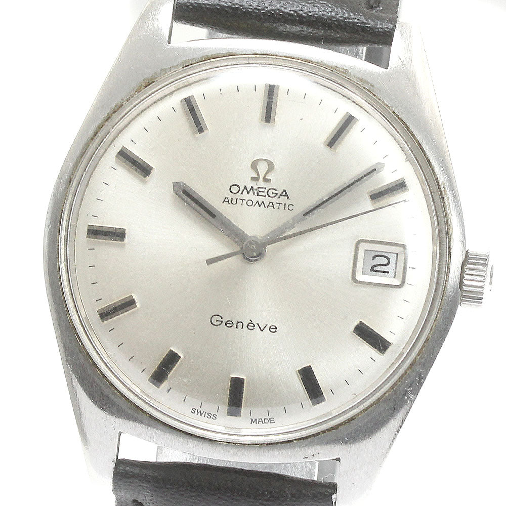 OMEGA Geneve 166.041 Cal.565 Date Silver Dial Automatic Men's Watch_870103