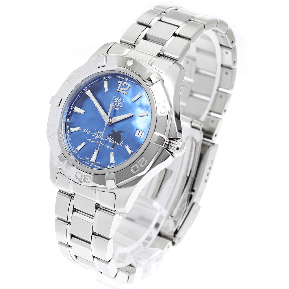 TAG HEUER Aquaracer Fiji Limited to 800 pieces WAF211F Date Blue shell Dial Automatic Men's Watch_870106